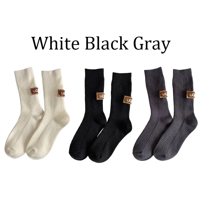 1/2/3/4/5 أزواج الخريف الشتاء الدافئة جوارب مبطنة...