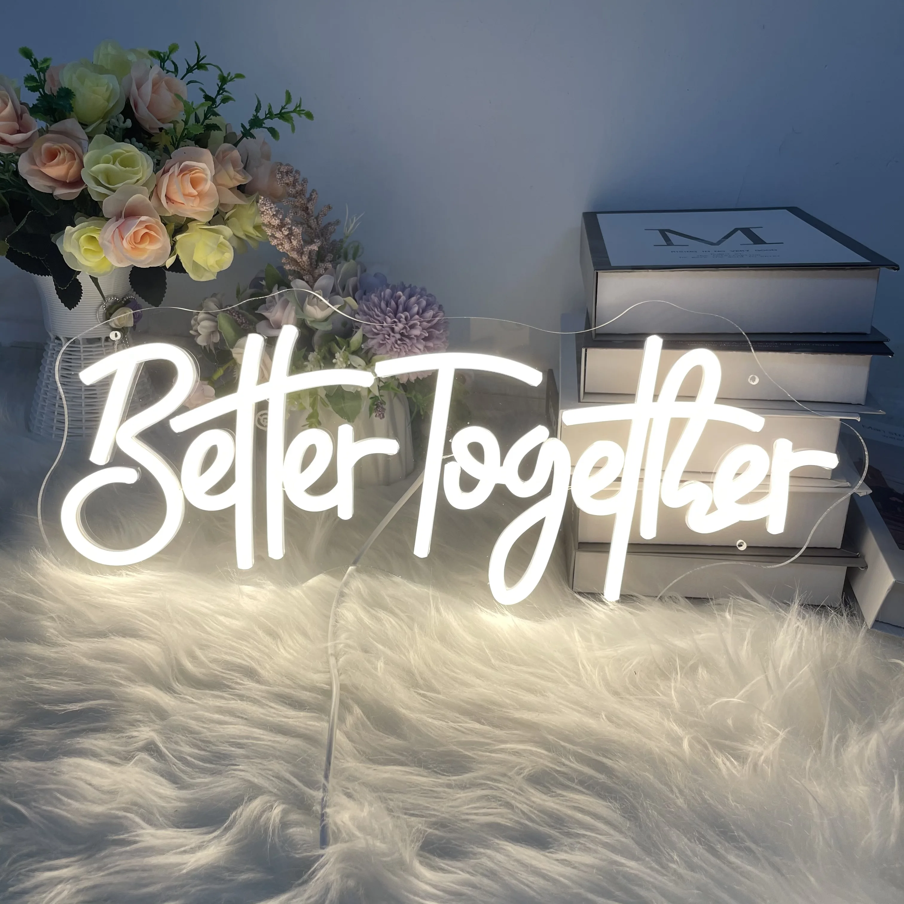 

Better Together Neon Sign LED Lights Wall Art Decor Bar Club Creative Home Decor Bedroom Night Lamp Birthday Bar Beer Game Room