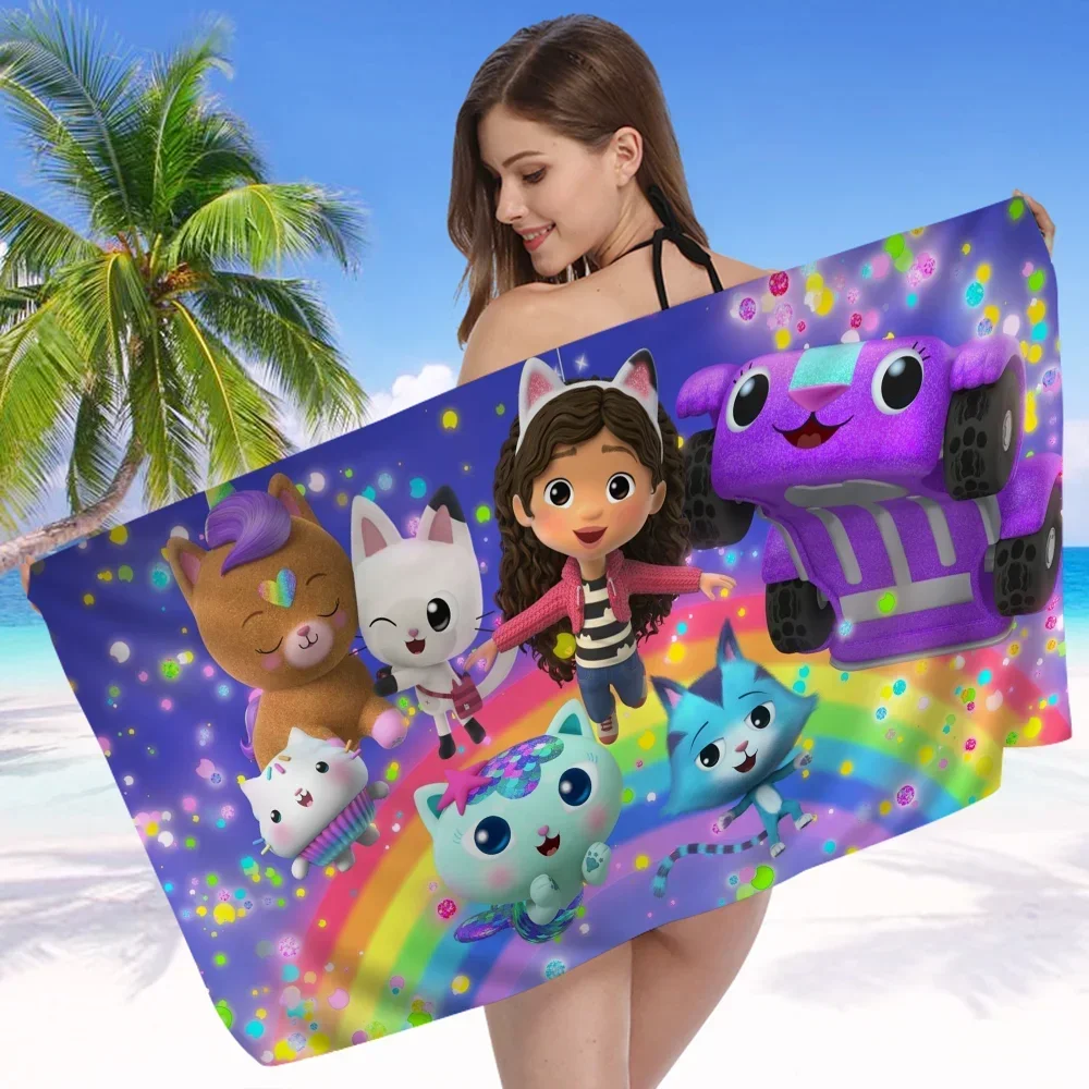 Gabbys Dollhouse Big Microfiber Beach Towels Quick Dry Towel Sand Beach Towels Pool Towel For Travel Swim Pool Yoga 5