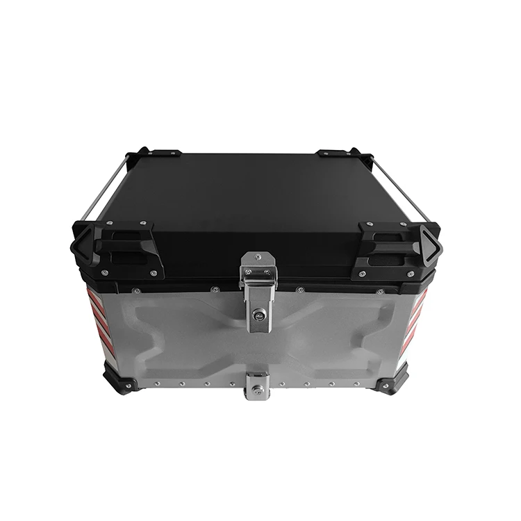 

high quality motorcycle accessories trunk tail box luggage alloy top box motorcycle aluminum side case tail box