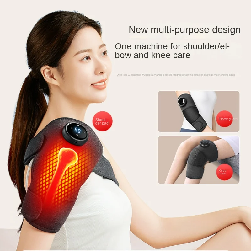 Graphene Heat Knee Massagers Electric Heating Knee Pads Hot Compress Joint  Pain Warm Old Cold Leg Physiotherapy Device