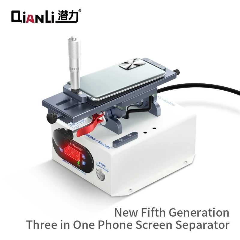 

QianLi 3 IN 1 Universal 360° Rotation Lcd Screen Separator/Frame Disassemble/OCA Glue Cleaning Removal Machine For Phone Repair