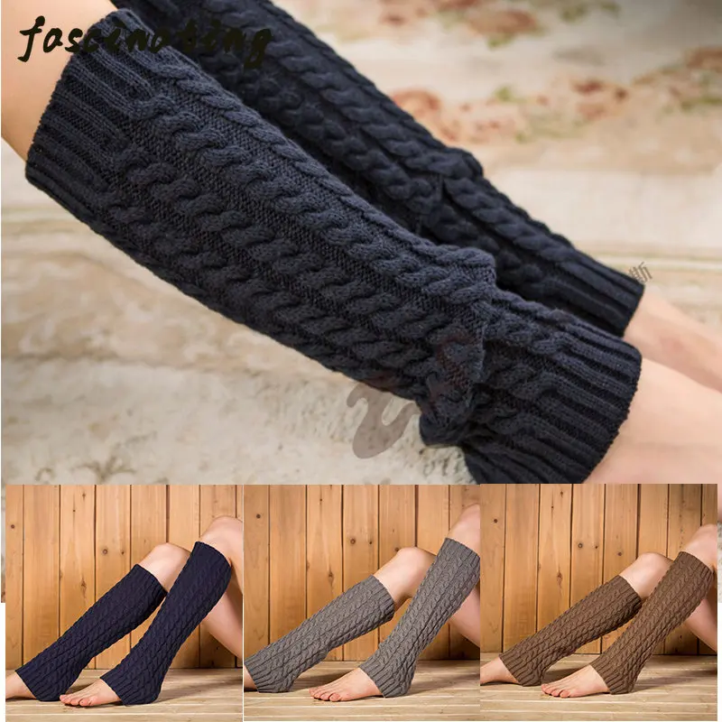 Winter Leg Warmers socks Women Fashion Gaiters Boot Cuffs Woman winter