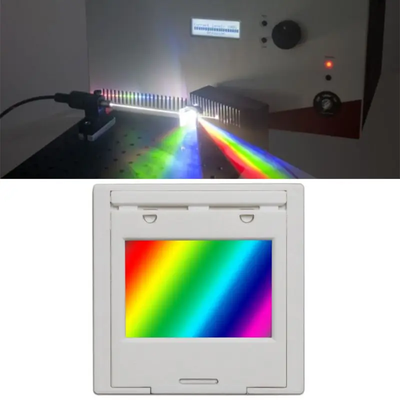 Réseau De Diffraction Optique 50/100/300/600 Lignes/mm - Grille En PET 50x50mm, Pour Expériences De Spectroscopie, Enseignement