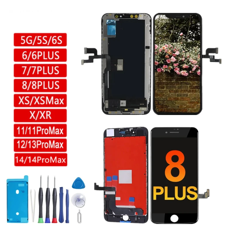 Sostituzione Lcd Touch Screen Per Iphone, A +++ Display Di Qualità Per Iphone 6S, 7, 8 Plus, Gruppo Digitalizzatore