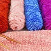 5PC 100g/Roll Velvet Yarn Polyester Blended Cotton Chenille Crochet Knitting Yarn Soft Yarn Thread Thick Scarf DIY Hand-Knitted 2