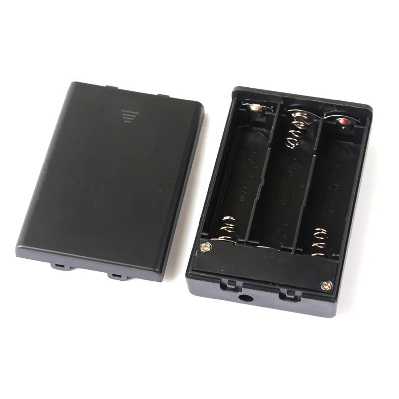 MAXCXT 배터리 케이스 3 AA 배터리 박스 거치대, ON-OFF 스위치, USB 암 소켓, 레고 라이트용 블랙