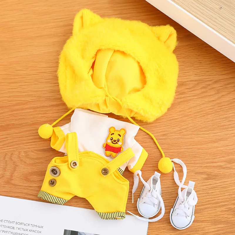 thumbnail image 1 of Muñeca de algodón de felpa Kawaii, figura de súper estrella rellena, cuerpo gordo, peluca, accesorios, puede cambiar la ropa, regalo, 20cm, 1 of 5