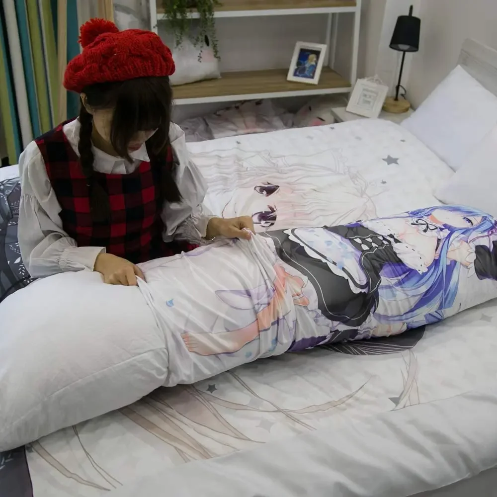 Customize Anime Dakimakura with Pillowcase Body Pillow Hugs Bed Pillow Otaku Cosplay Sleeping Long Pillow Bedroom Cushion
