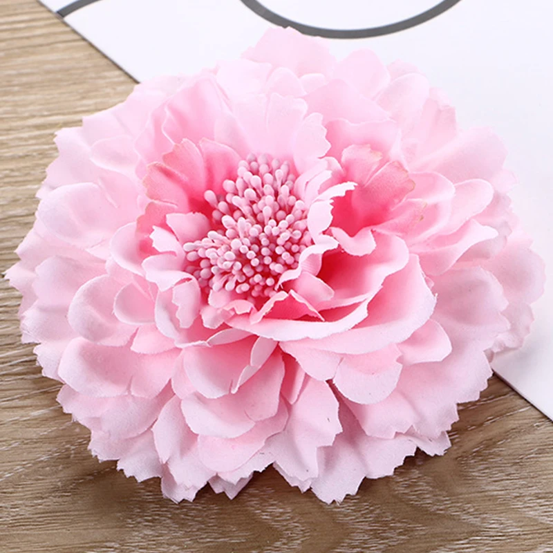 Bride Hair Accessories Wedding Single Party Shooting Props Floral Fall Peony Hair Flower Clips Brooch Boutique Accessories