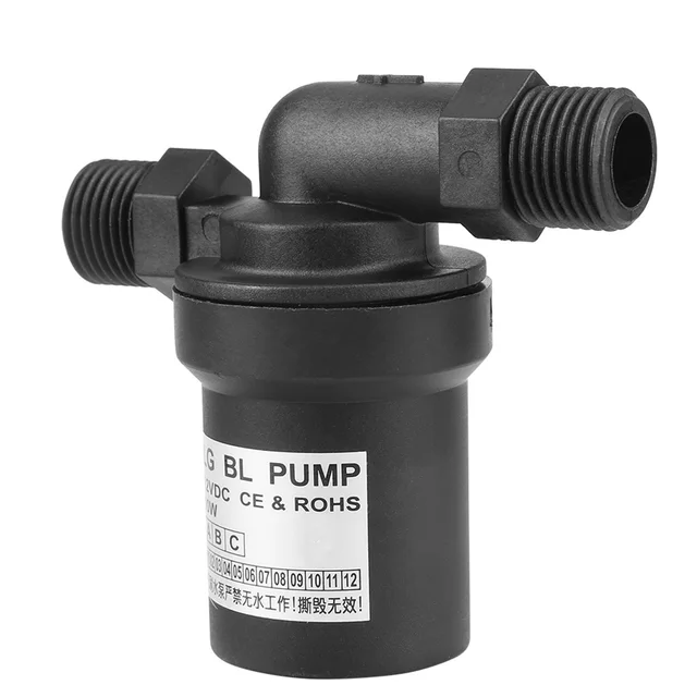 12V 10W DC ไร้แปรงถ่านอุณหภูมิสูงสำหรับการสูบน้ำหมุนเวียนเครื่องสูบน้ำพลังงานแสงอาทิตย์ที่อุณหภูมิสูง 1