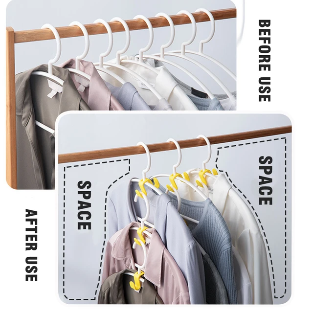 Black Magic Hangers Space Saving Clothes Hangers Organizer Smart