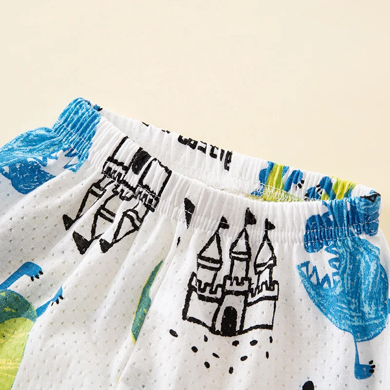 Toddler Baby Boy Pajamas Cotton Sets for Girls 0 to 1 2 3 4 5 6 7 8 9 Years Summer Children Pyjama Short Sleeveless Kids Pijamas 5