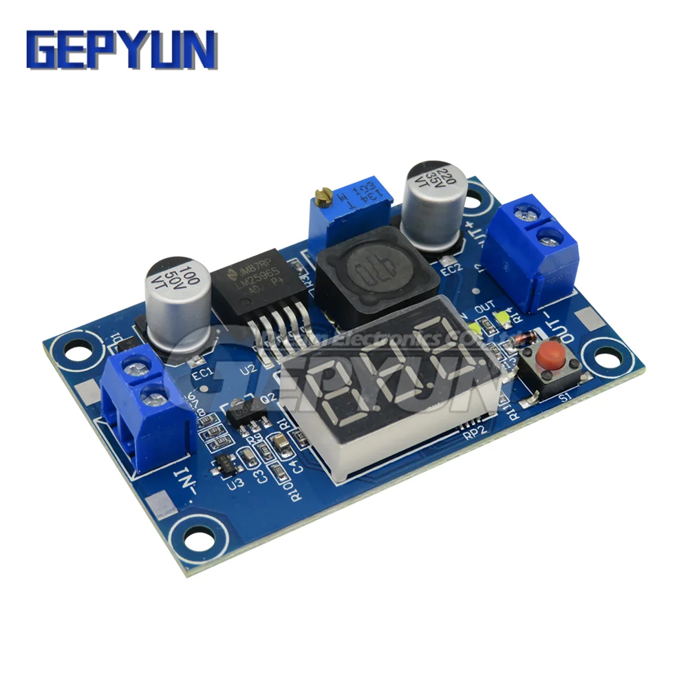 Lm2596 Dc Dc Step Down Converter Regolatore Di Tensione Display A Led Voltmetro 4.0 ~ 40 A 1.3-37V Adattatore Buck Alimentatore Regolabile