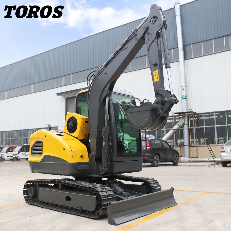 Nuovo Escavatore Cingolato Mini Escavatore Idraulico Micro Piccolo Cingolato Mini Escavatore Bagger Da 4 Tonnellate