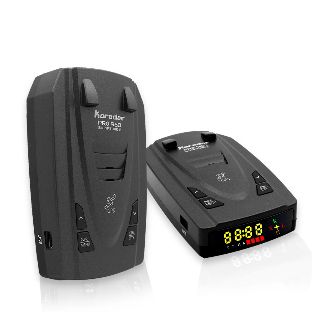 

Karadar 2 in 1 Radar Detector Russia Antiradar Signature Radar Detecting X CT K Laser Bands Speed Radar