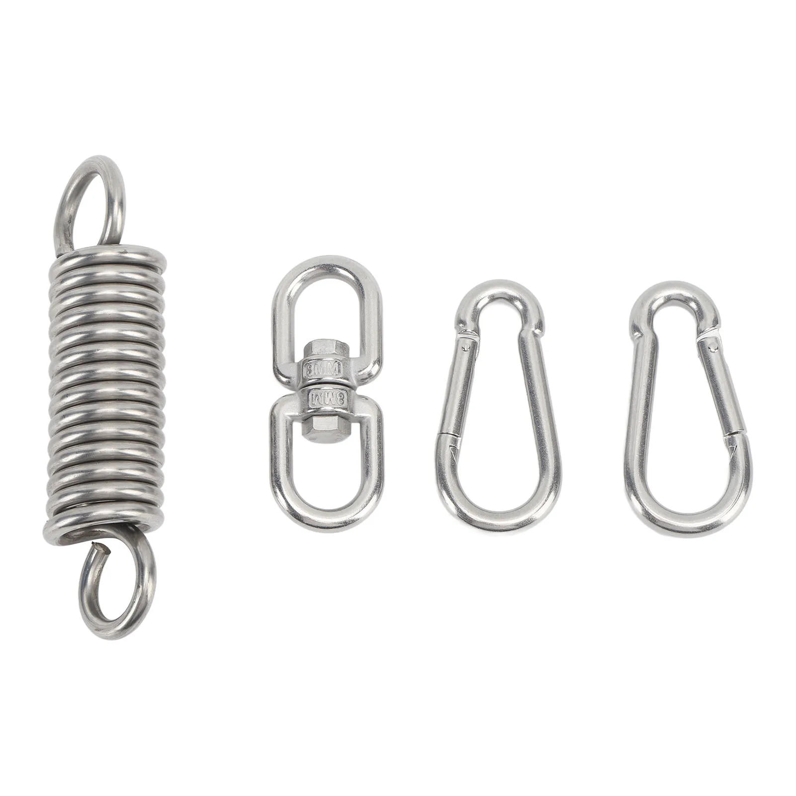 Boxing Bag Hanging Spring Buffering Heavy Bag Spring 304 Stainless Steel Rustproof 200kg 360 Degree Rotation for Hanging Chair