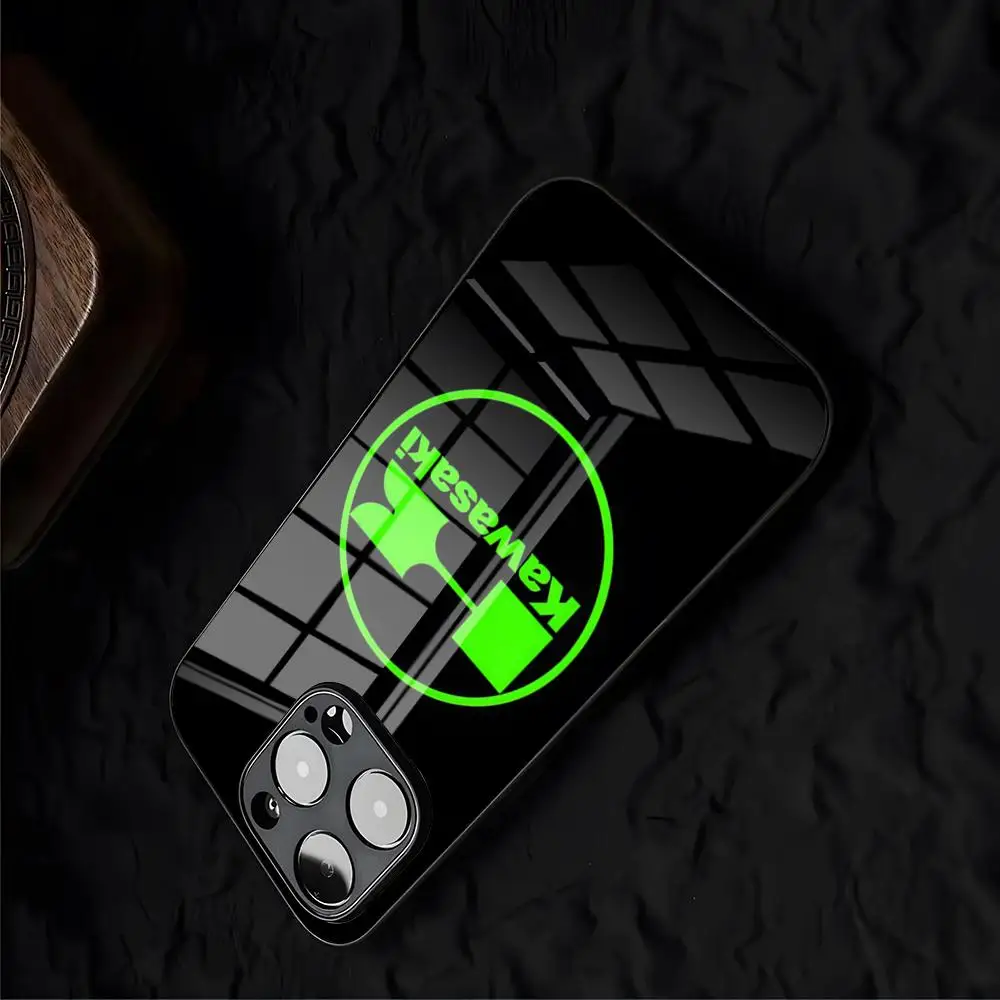 Kawasaki Ninja Logo Glass Phone Case