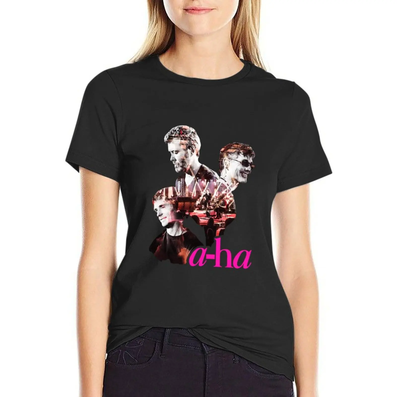 

A-ha T-Shirt lady clothes Aesthetic clothing oversized t shirts for Women