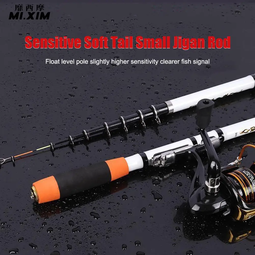 CarbonFiberHandFishingPoleRotatableFishingPoleTelescopicUltra