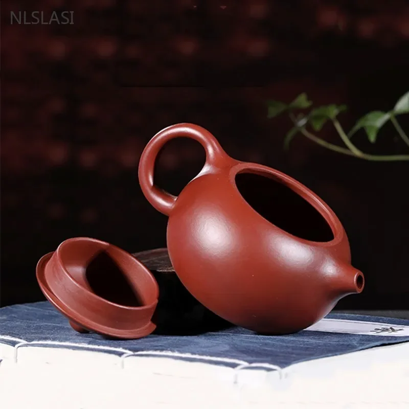 Authentic Yixing Purple Clay Teapot Dahongpao Xishi Tea Pot Handmade Ball Hole Filter Tea Infuser Household Customized Teaware
