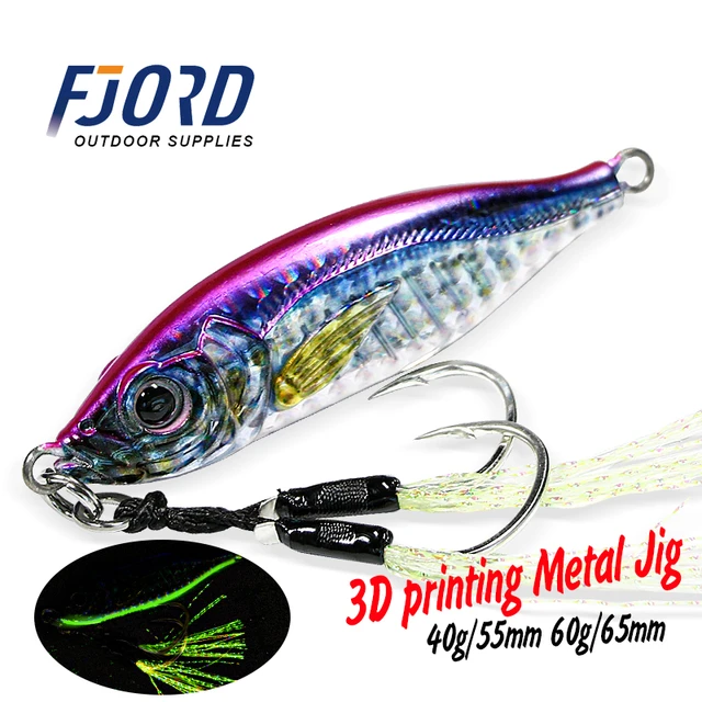 Fishing New Metal Jigs 2022 Lures  Fishing Accessories New 2022 - Metal Jig  40g 60g - Aliexpress