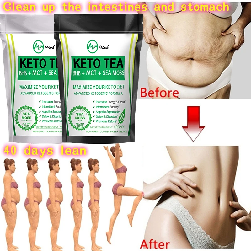 40Days Keto Morning and Evening Tea Bag Lose Weight Detox Slim Fat Burner Health Weight Loss Man Women Belly Slimming Products 4 40Days Keto Morning and Evening Tea Bag Lose Weight Detox Slim Fat Burner Health Weight Loss Man Women Belly Slimming Products 4