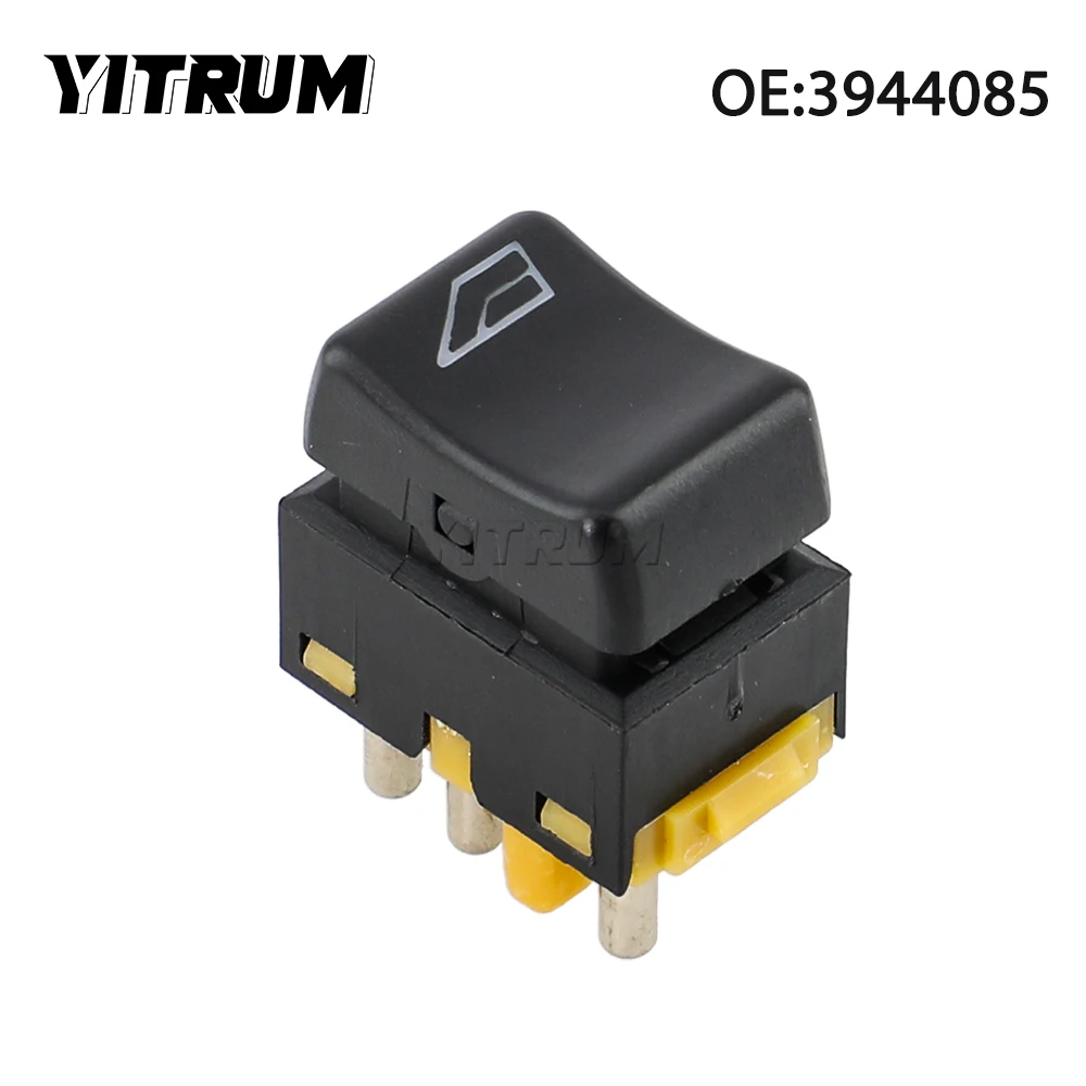 Power Window Switch 5 Pins Single Button For Volvo Truck FH 12 FL FH 16 FM 12 YITRUM 3944085 1347063 1307898