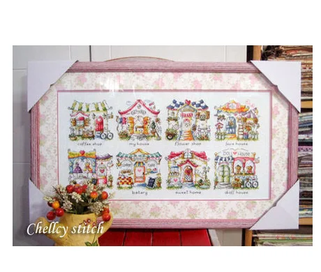 DIY Homefun Cross Stitch Kit - Counted Cross-Stitching Set with New Pattern
