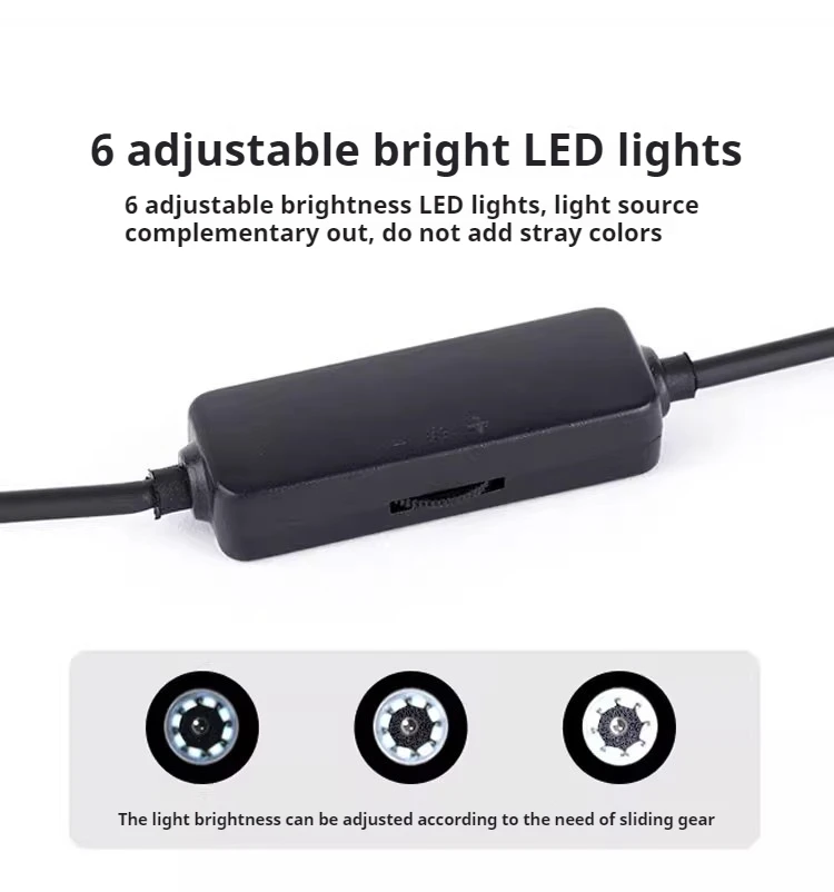 OV5693 5MP USB 카메라 모듈 자동 초점 14MM(케이스 포함) 산업용 검사용 LED 조명 포함 MJPEG, YUV2