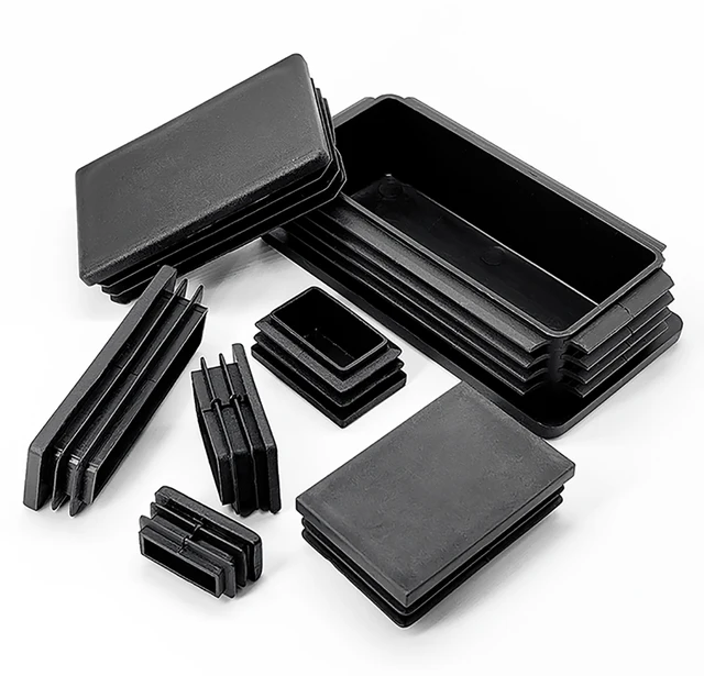 16 Tapones De Láinas Para Tubos Rectangulares, Tapas Protectoras