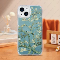 Van Gogh's Landscape Art Shockproof 2-in-1 Protective Case with Bumper Guard for iPhone 15 (E01)