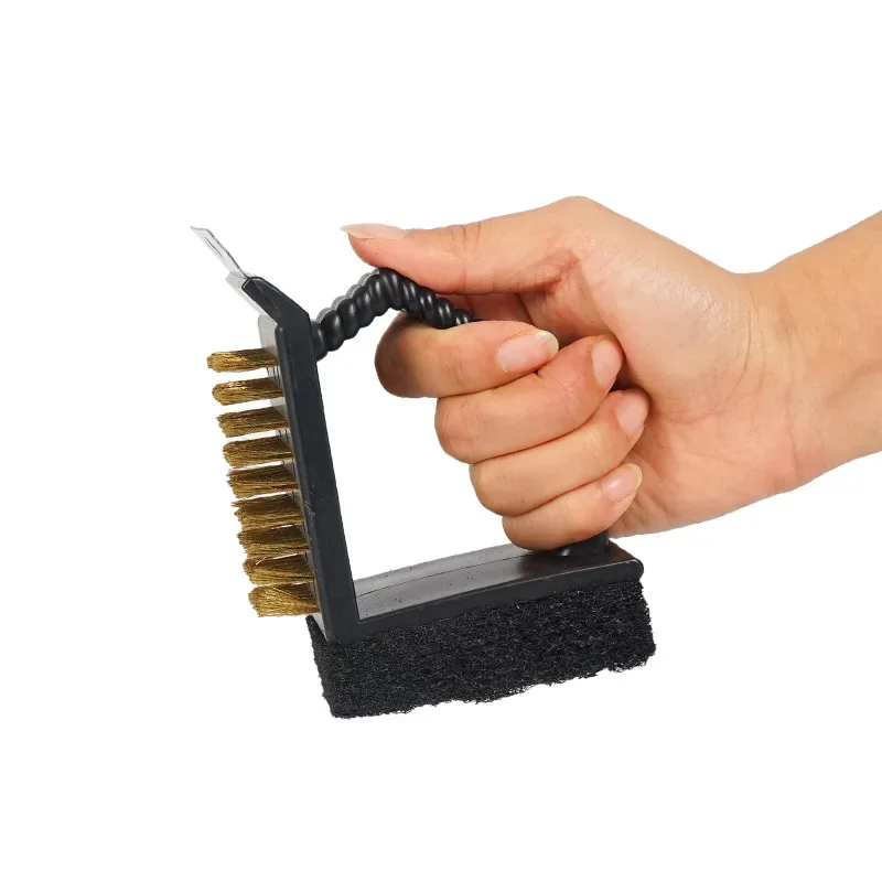 Multifunctional Cleaning Brushes Outdoor Camping Picnic BBQ Cleaner Tool for Kitchen Cookware