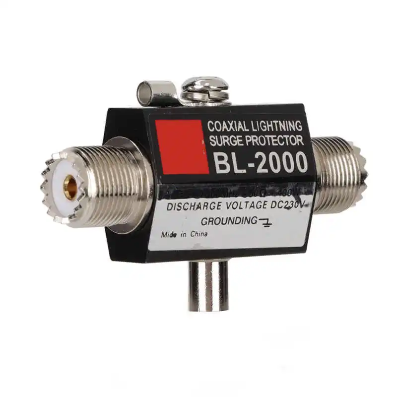 Yinitone BL-2000 Coaxial Surge Protector PL259 Female to PL259 Female Coaxial Surge Arrester Surge protector