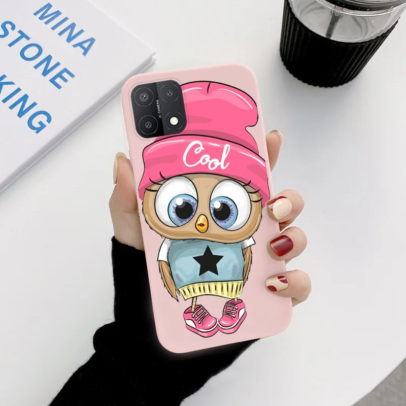 oppo phone back cover For OPPO A15 4G A 15 Cover Flower Phone Cases For OPPOA15 Dinosaur Protective Animal Owl Soft Silicone Fundas Bumper Shell Etui a cases for oppo phones Cases For OPPO