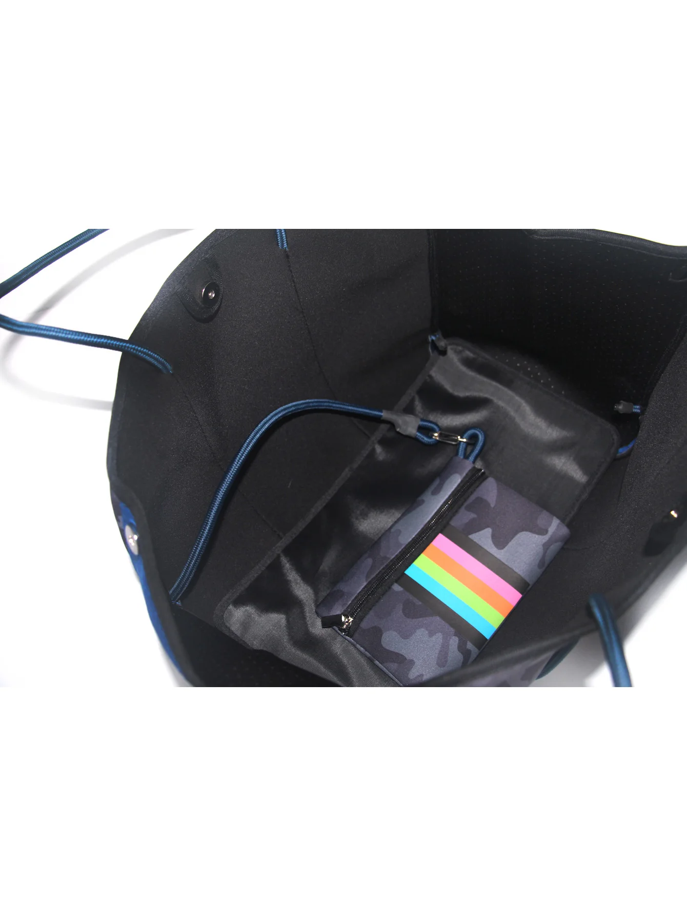 Clearance Sale Fashion Multipurpose Perforated Large Neoprene Tote Bag For Women,Summer Handbag Neoprene Tote Beach Bag