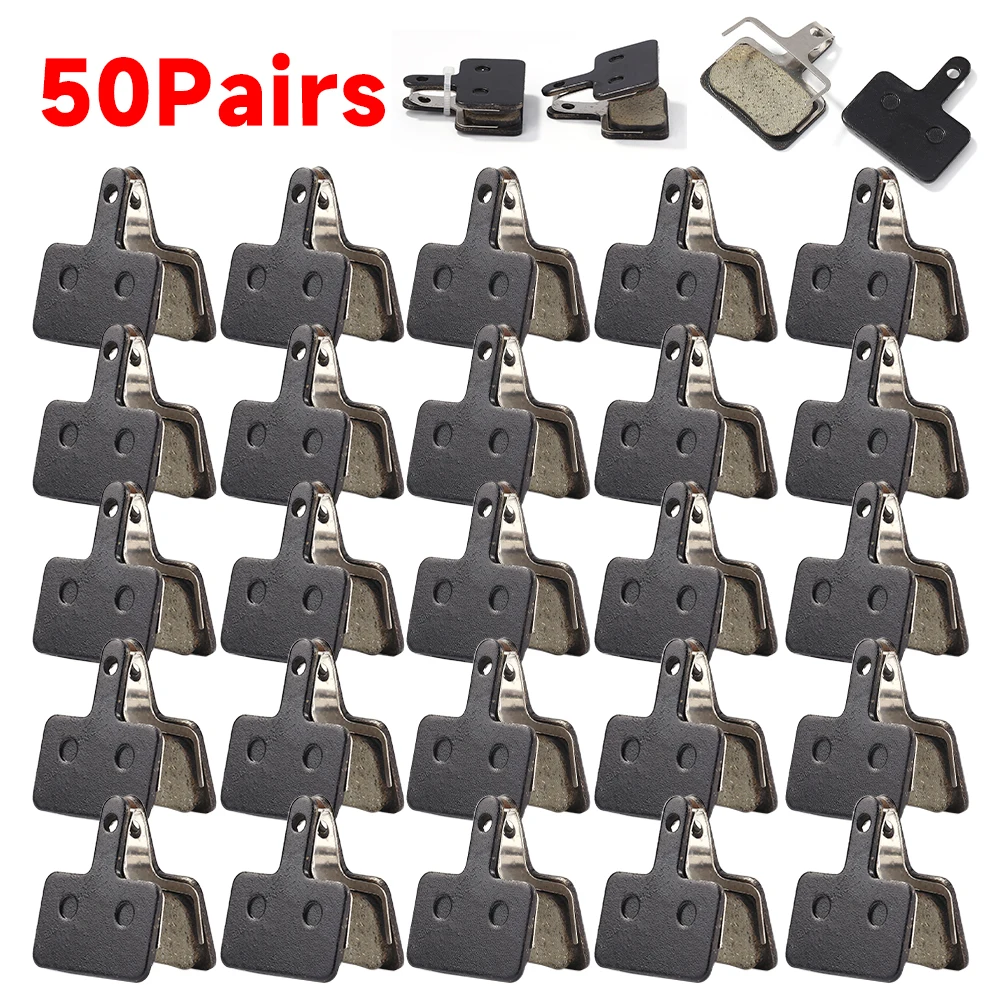 5/10/15/20/25/30Pairs MTB Mountain Bicycle Disc Brake Pads for Shimano M375 M445 M446 Resin Semi-Metallic Cycling Brake Pad Part