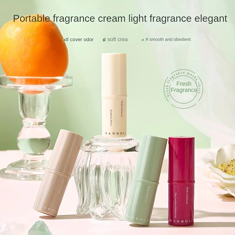 عطر صلب محمول للنساء والرجال، بلسم صلب منعش، عطر ل...