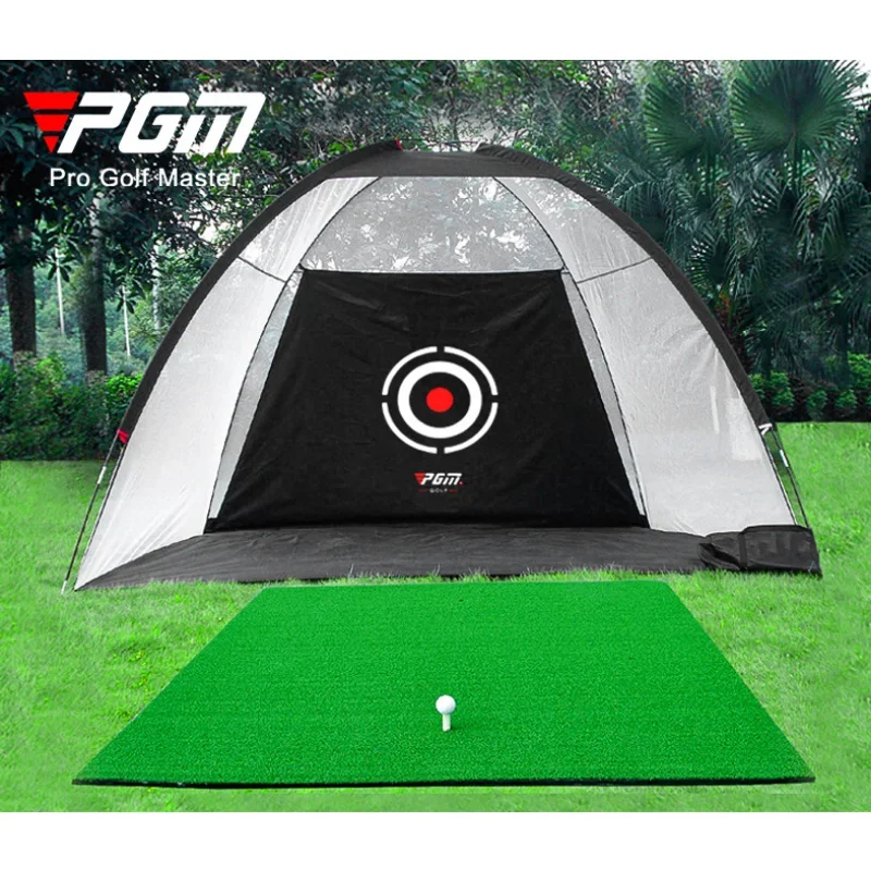 

1m/2m/3m Indoor Golf Practice Net Golf Accessories Golf Striking Cage Easy Build Net Golf Tent Golf Trainer Hit Cage Turf Mat
