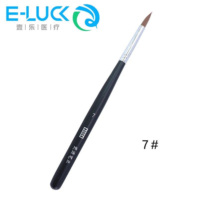 1 Pcs Dental Porcelain Brush Pen Dental Lab Tools Equipment Technician Stacking Glazing Brush Pen Synthetic Hair 10 Models