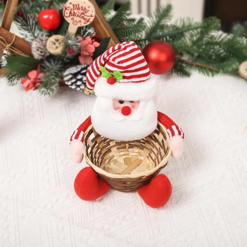 Christmas Decoration Candy Basket Christmas Tabletop Decoration Children Candy Basket Christmas Decoration Small Candy Box