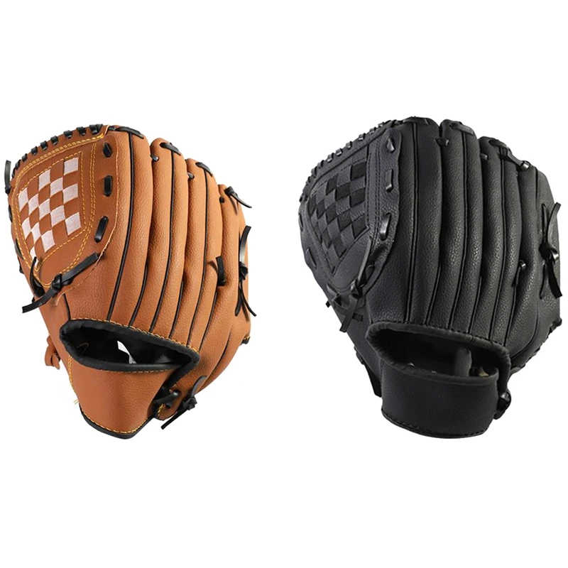 Sport 2 Farben Baseball handschuh Softball rechte Hand für Erwachsenen zug