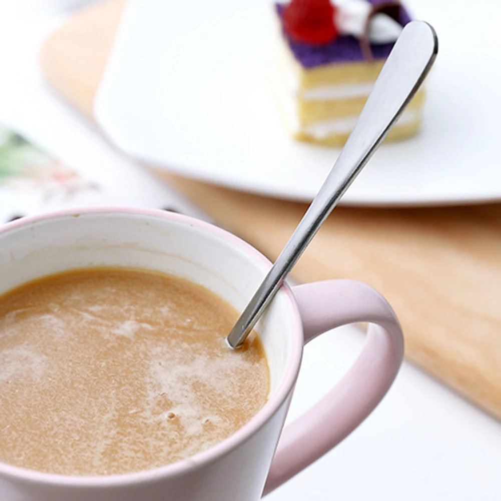 

Round/Pointed Head Long Handle Coffee Spoon Multifunctional Rices Spoon Kitchen Supplies