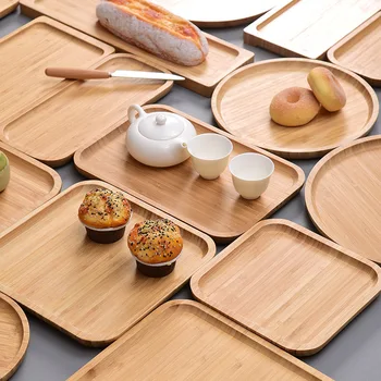 Beech Wood Serving Plate 2