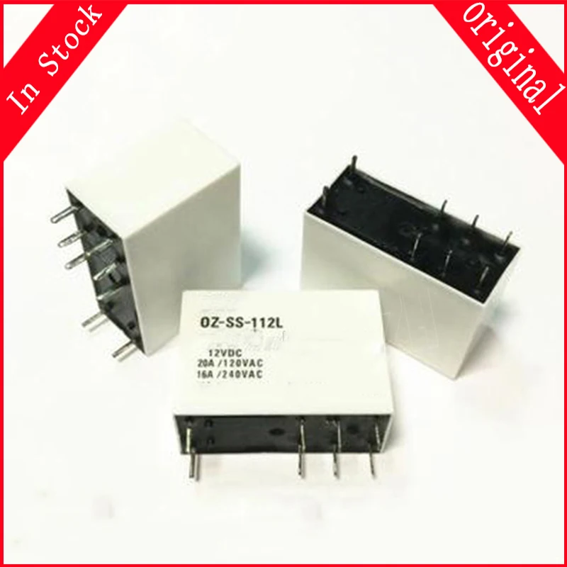 

10 шт./лот 100% оригинальное реле OEG фотомагнитное реле SS 112L 12VDC 12V 16A 8PIN фотомагнитное
