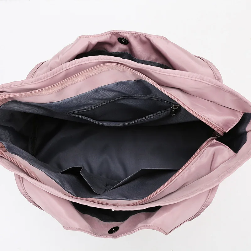 Oxford Crossbody Handbag Travel Bag Leisure Multi Pocket Shoulder Bag Large Capacity Swimming Yoga Dance Tote Bag for Women Men