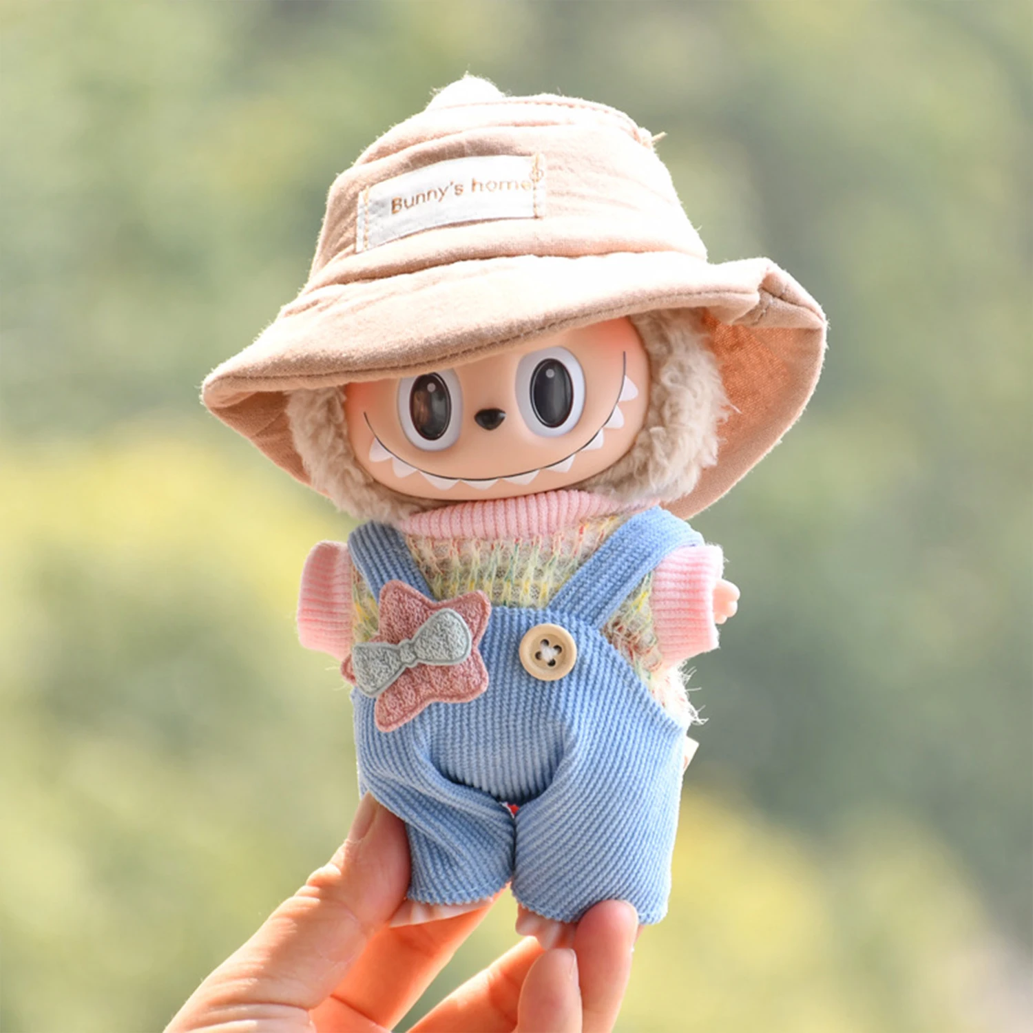 Plush Doll Clothes Suit for Labubu 6 Inches Doll Clothes Accessories Set