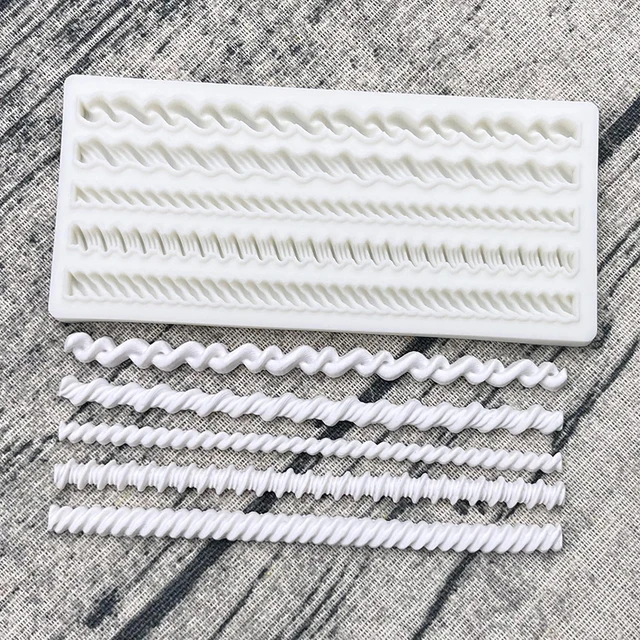 Öt Kötelek Szilikon Penész Cukorcraft Csokoládé Cupcake Sütő Gyanta Szerszámok Fondant Sütemény Díszítő - Image 3