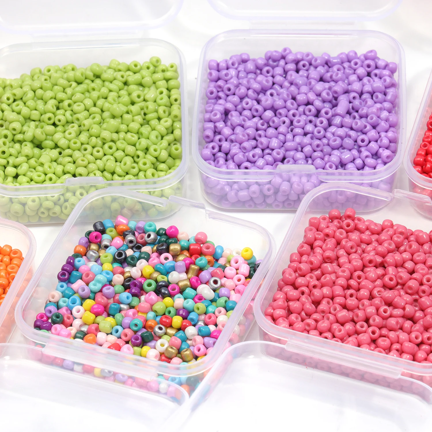 1000pcs/box 3mm Beads Czech Glass Seed Beads Small Round