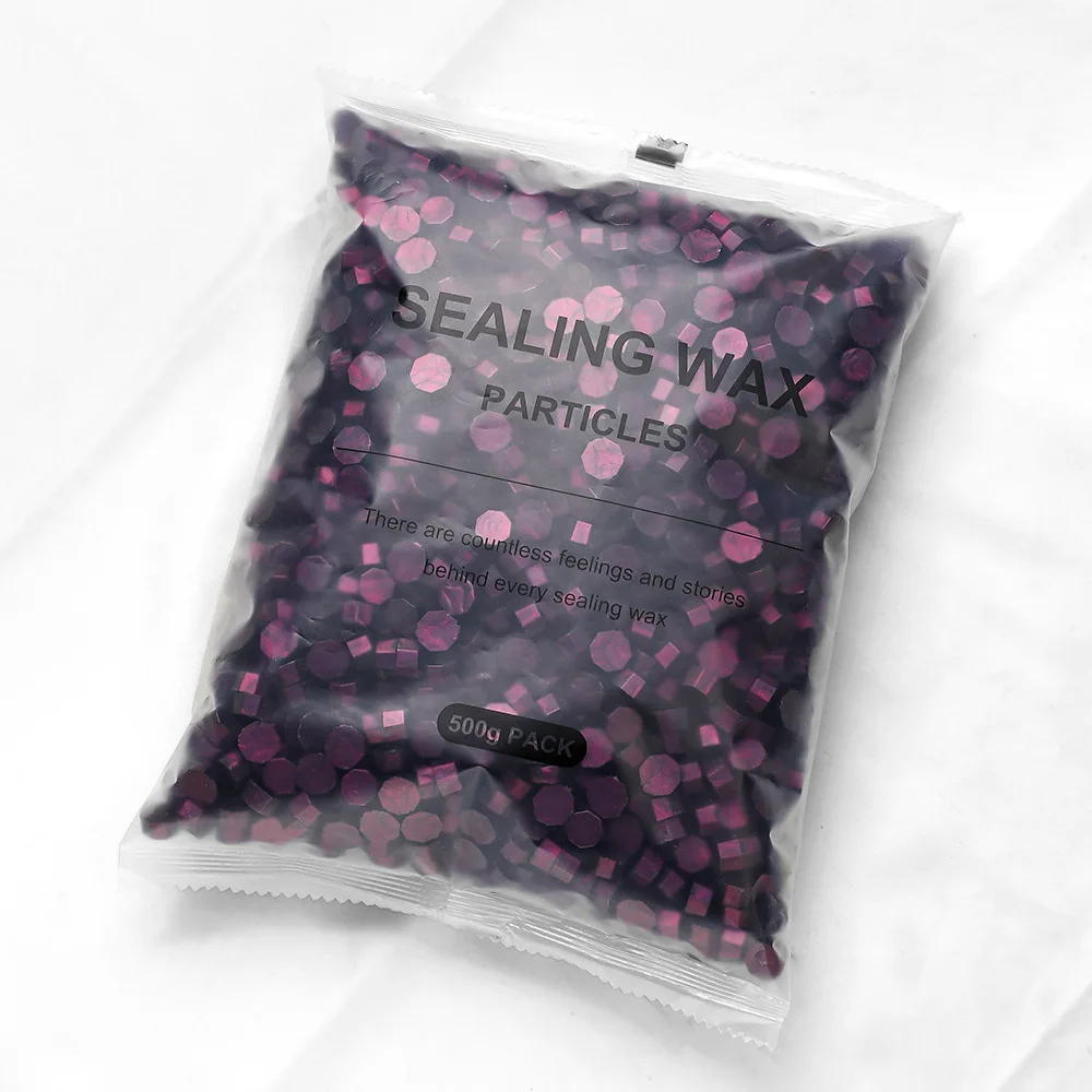 Gold Wax Particles for DIY Greeting Card Scrapbooking